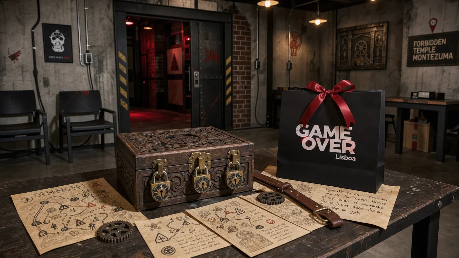 Aniversariante não paga no escape room GAME OVER Lisboa
